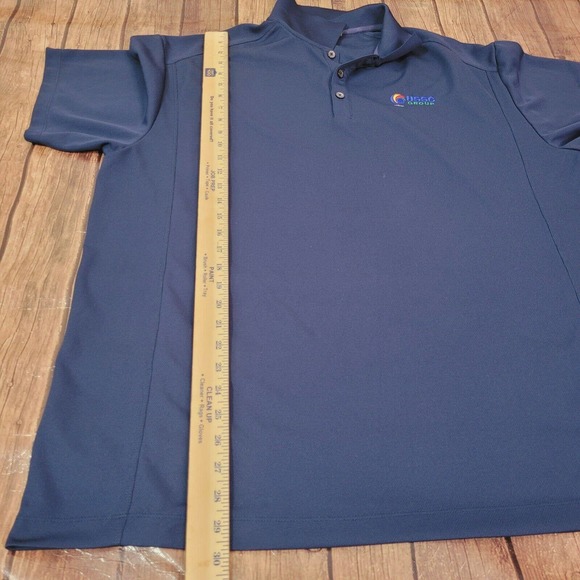 Nike Mens Polo Shirt Mens Navy Blue XXL USSC Group Logo Short Sleeve Collared - Picture 3 of 8